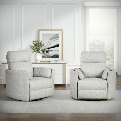 Parker House -  Radius - Natural Beauty Quartz Power Swivel Glider Recliner (Set of 2) - MRAD#812GSP-2-NBQ veiw 2