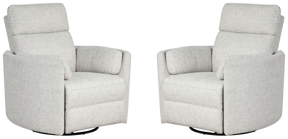 Parker House -  Radius - Natural Beauty Quartz Power Swivel Glider Recliner (Set of 2) - MRAD#812GSP-2-NBQ veiw 3