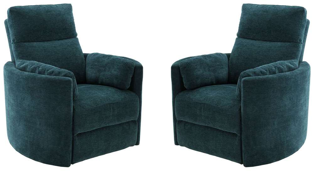 Parker House -  Radius - Peacock Power Swivel Glider Recliner (Set of 2) - MRAD#812GSP-2-PEA veiw 2