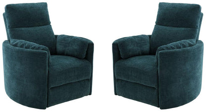 Parker House -  Radius - Peacock Power Swivel Glider Recliner (Set of 2) - MRAD#812GSP-2-PEA view 3