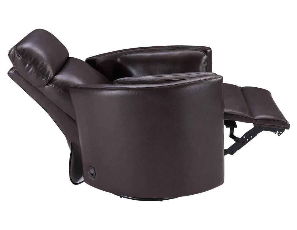 Parker House - Radius Power Cordless Swivel Glider Recliner in Florence Brown - MRAD812GSP-P25-FBR view 5