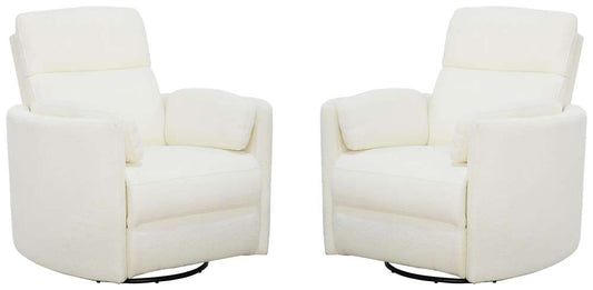 Parker House -  Radius - Revel Oyster Power Swivel Glider Recliner (Set of 2) - MRAD#812GSP-2-RVO veiw 1