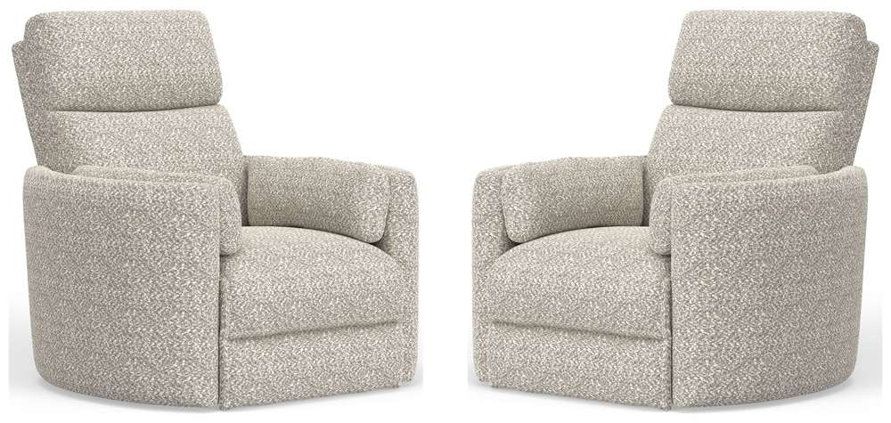 Parker House -  Radius - Tatum River Rock Power Swivel Glider Recliner (Set of 2) - MRAD#812GSP-2-TARR veiw 1