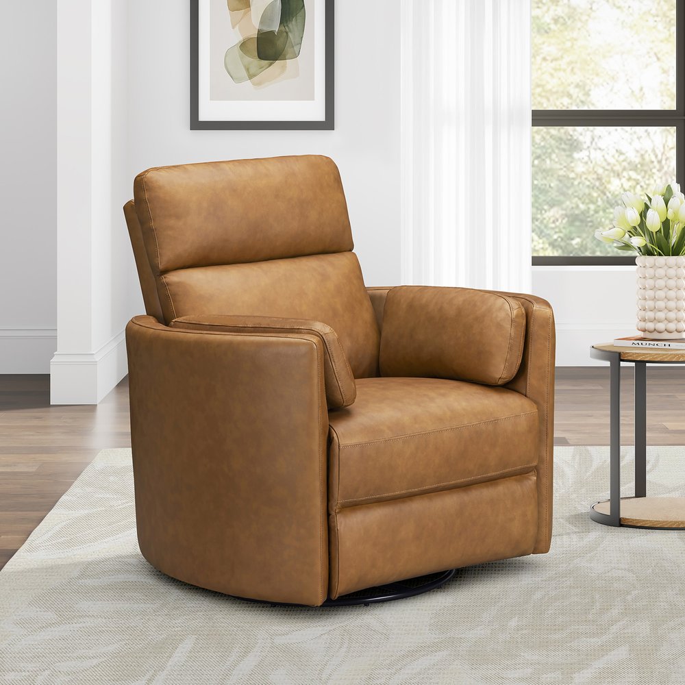Parker House - Radius - Vintage Caramel Power Swivel Glider Recliner - Vintage Caramel - MRAD#812GSP-VGCM view 3