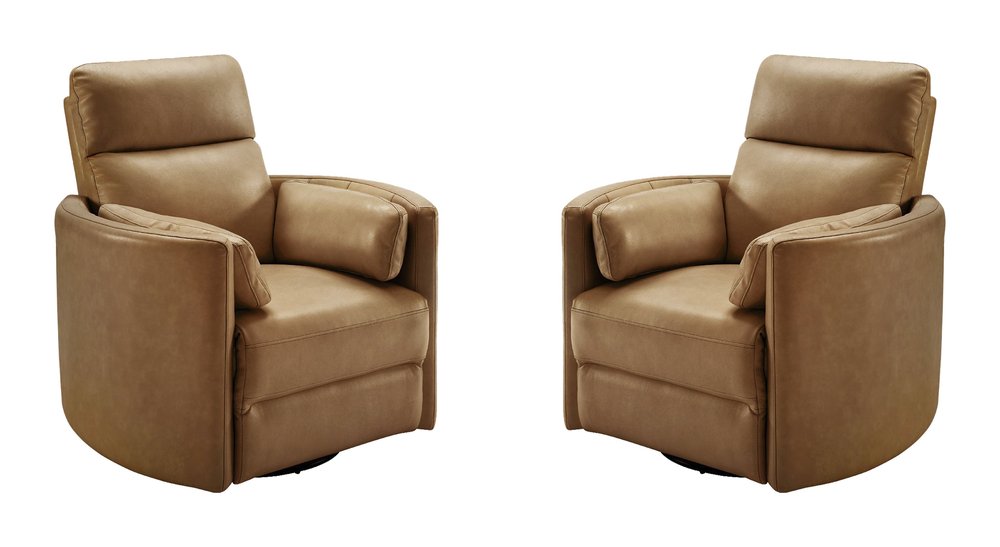 Parker House - Radius - Vintage Caramel Swivel Power Glider Recliner (Set of 2) - Vintage Caramel - MRAD-KIT-812GSP-2-VGCM view 1