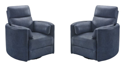 Parker House - Radius - Vintage Navy Swivel Power Glider Recliner (Set of 2) - Vintage Navy - MRAD-KIT-812GSP-2-VGNV view 1