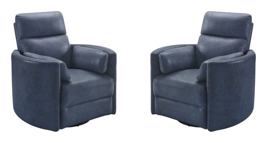 Parker House - Radius - Vintage Navy Swivel Power Glider Recliner (Set of 2) - Vintage Navy - MRAD-KIT-812GSP-2-VGNV view 1