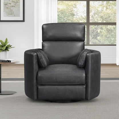 Parker House - Radius - Vintage Slate Power Swivel Glider Recliner - Vintage Slate - MRAD#812GSP-VGSL view 4