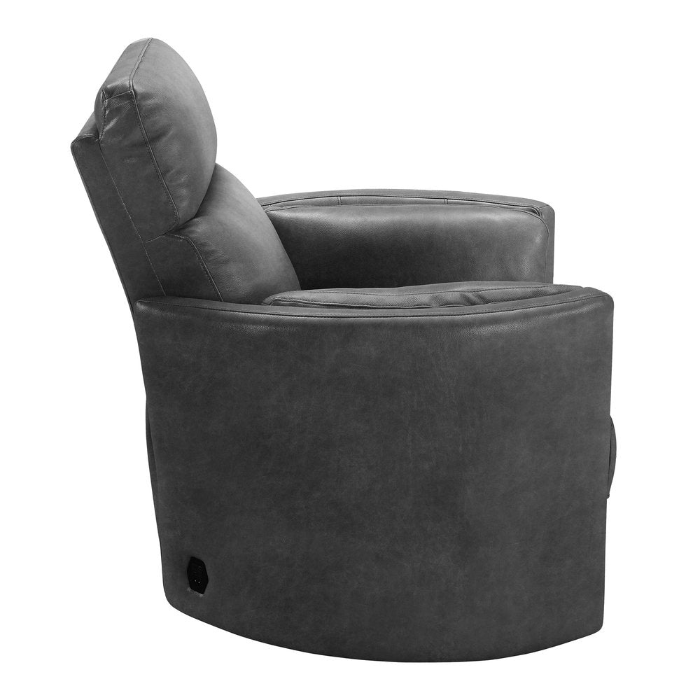 Parker House - Radius - Vintage Slate Power Swivel Glider Recliner - Vintage Slate - MRAD#812GSP-VGSL view 10