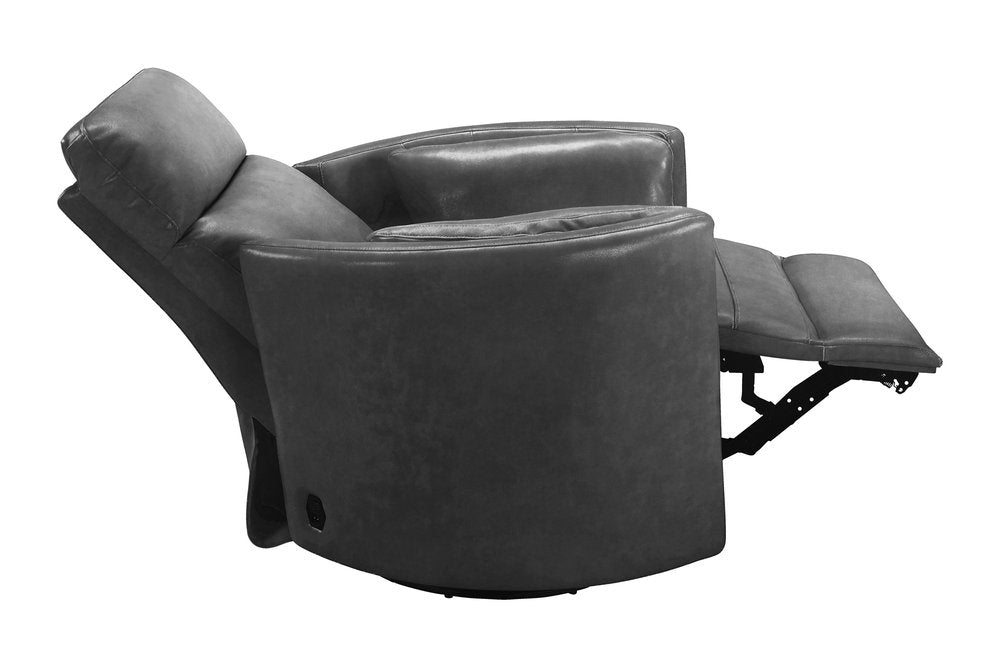 Parker House - Radius - Vintage Slate Power Swivel Glider Recliner - Vintage Slate - MRAD#812GSP-VGSL view 11