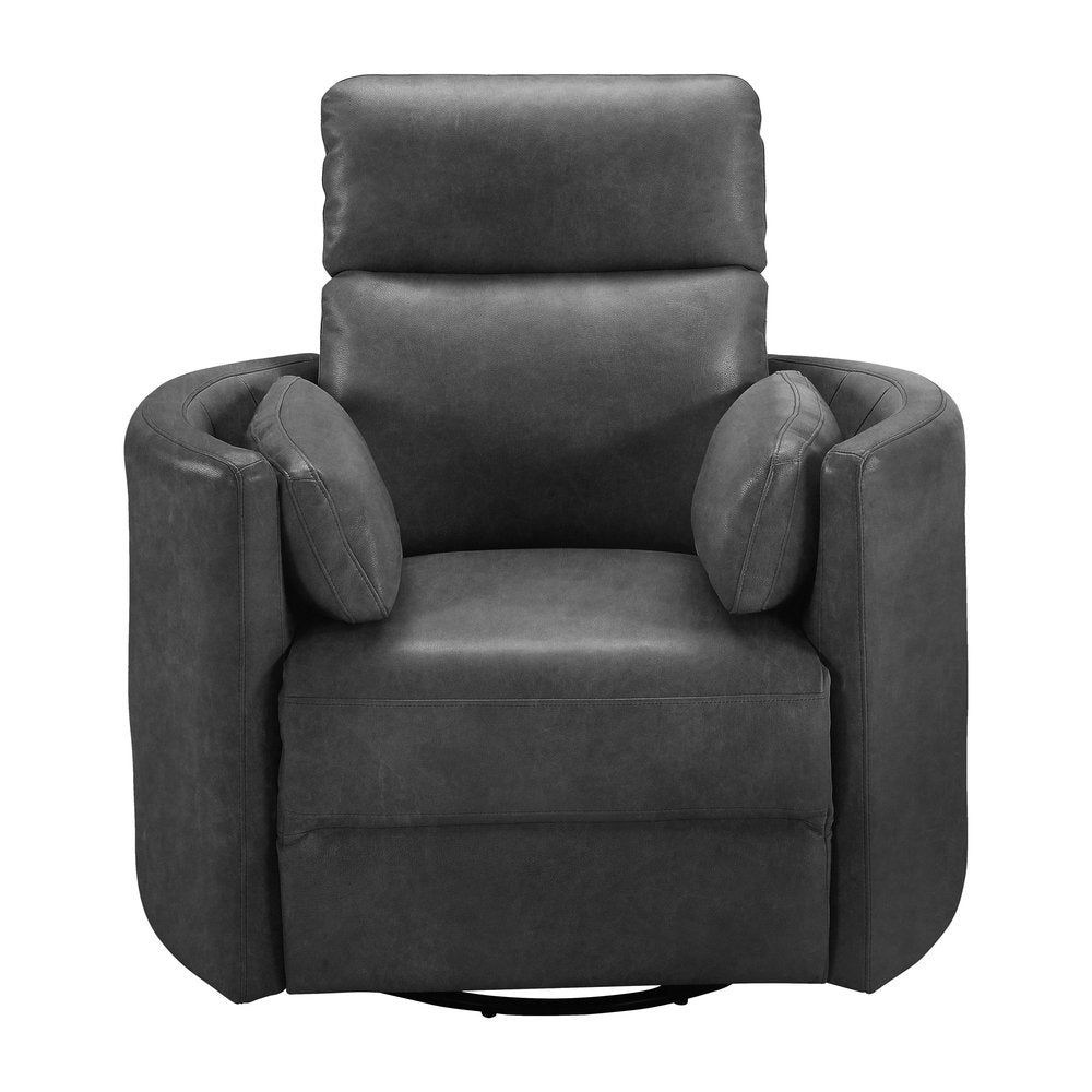 Parker House - Radius - Vintage Slate Swivel Power Glider Recliner (Set of 2) - Vintage Slate - MRAD-KIT-812GSP-2-VGSL view 8