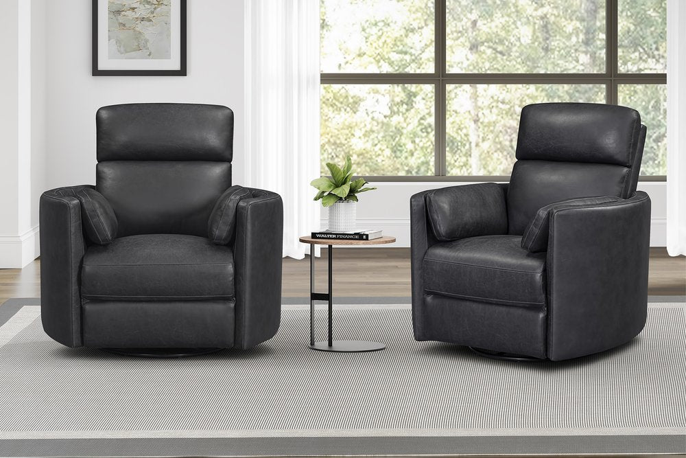 Parker House - Radius - Vintage Slate Swivel Power Glider Recliner (Set of 2) - Vintage Slate - MRAD-KIT-812GSP-2-VGSL view 13