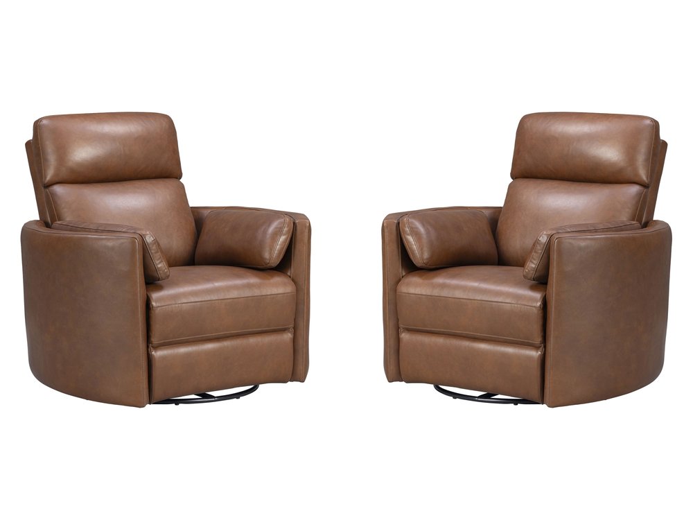 Parker House - Radius - Vintage Whiskey Swivel Power Glider Recliner (Set of 2) - Vintage Whiskey - MRAD-KIT-812GSP-2-VGWK view 1