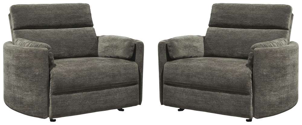 Parker House -  Radius Xl - Krypton Extra Wide Power Glider Recliner (Set of 2) - MRAD#812GP-XL-2-KRY veiw 1