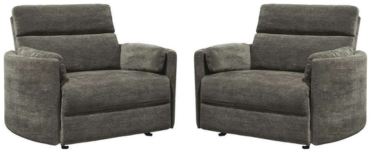 Parker House -  Radius Xl - Krypton Extra Wide Power Glider Recliner (Set of 2) - MRAD#812GP-XL-2-KRY veiw 2