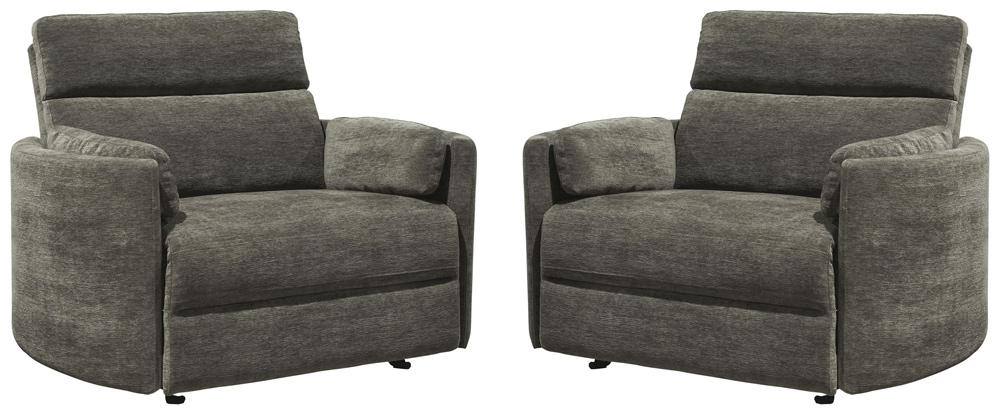 Parker House -  Radius Xl - Krypton Extra Wide Power Glider Recliner (Set of 2) - MRAD#812GP-XL-2-KRY veiw 3