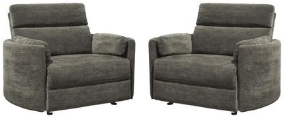 Parker House -  Radius Xl - Krypton Extra Wide Power Glider Recliner (Set of 2) - MRAD#812GP-XL-2-KRY veiw 3