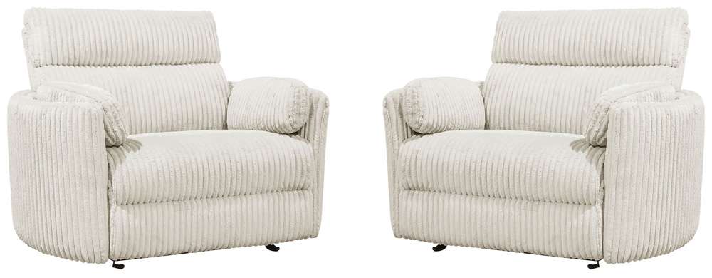 Parker House -  Radius Xl - Mega Ivory Extra Wide Power Glider Recliner (Set of 2) - MRAD#812GP-XL-2-MGIV view 1