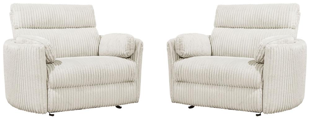 Parker House -  Radius Xl - Mega Ivory Extra Wide Power Glider Recliner (Set of 2) - MRAD#812GP-XL-2-MGIV view 3
