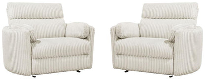 Parker House -  Radius Xl - Mega Ivory Extra Wide Power Glider Recliner (Set of 2) - MRAD#812GP-XL-2-MGIV view 3