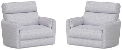 Parker House -  Radius Xl - Mineral Extra Wide Power Glider Recliner (Set of 2) - MRAD#812GP-XL-2-MIN view 1