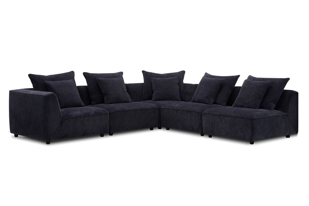 Parker House - Recess - Reptile Blue 5 Piece Modular Sectional - SREC-PACK5A-RPBL view 2
