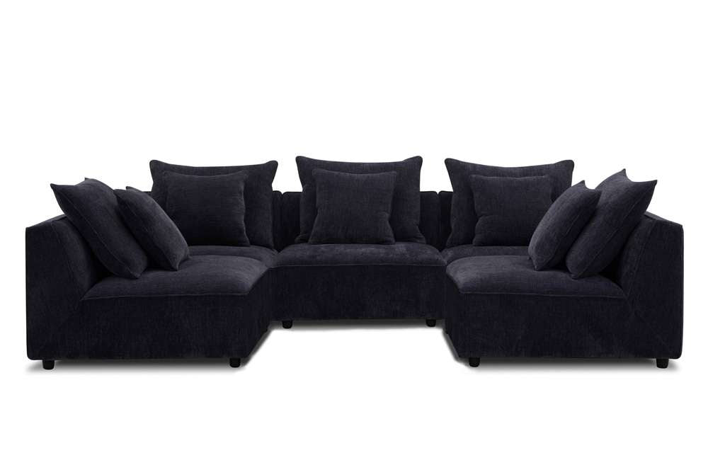 Parker House - Recess - Reptile Blue 5 Piece Modular Sectional - SREC-PACK5A-RPBL view 4
