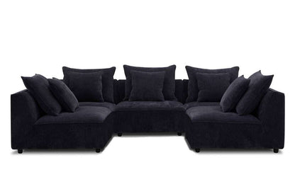 Parker House - Recess - Reptile Blue 5 Piece Modular Sectional - SREC-PACK5A-RPBL view 4