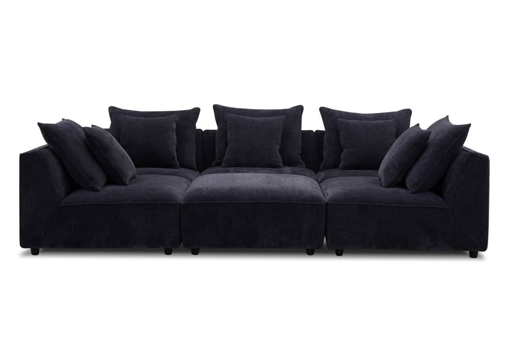 Parker House - Recess - Reptile Blue 6 Piece Modular Sectional - SREC-PACK6A-RPBL view 2