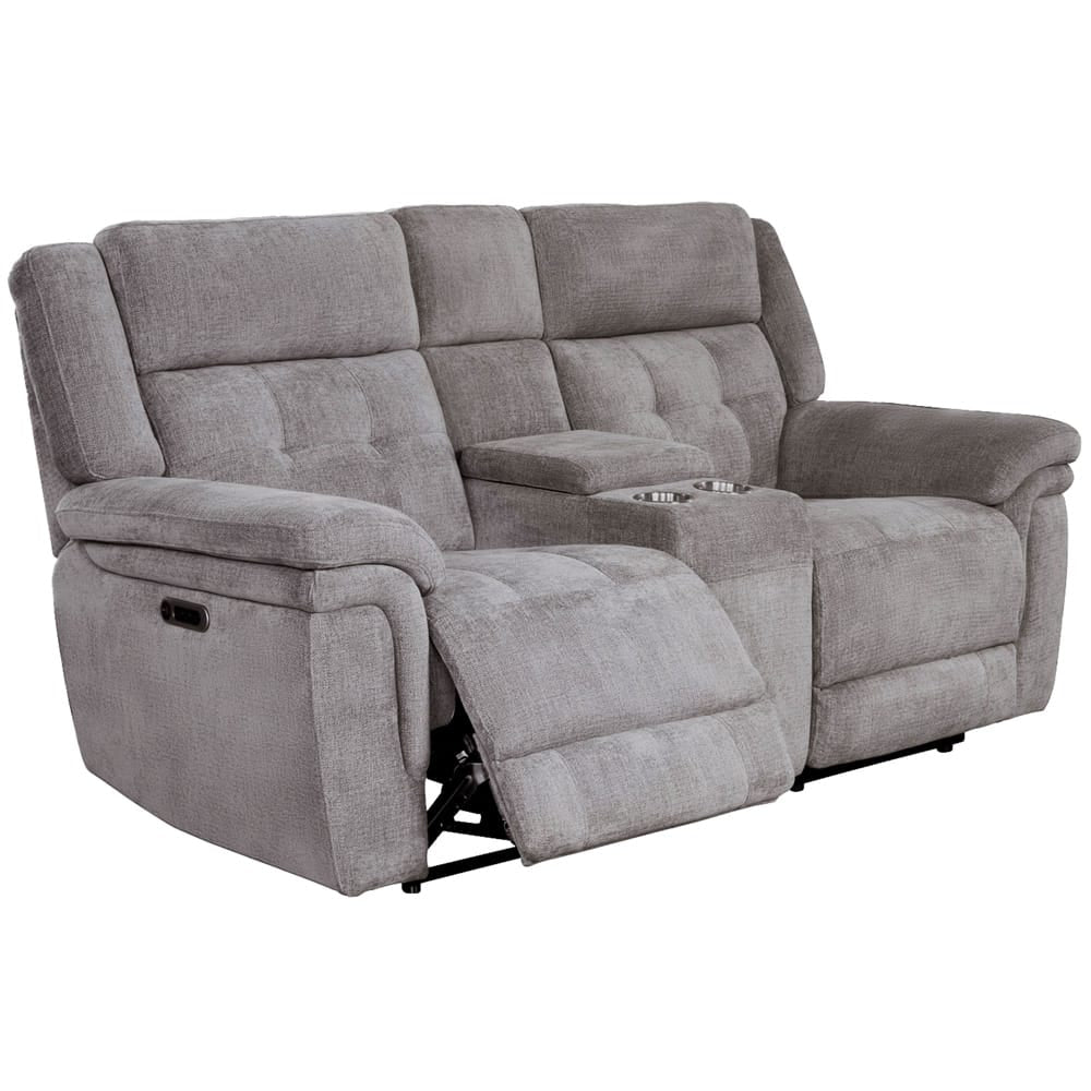 Parker House - Richland - Bristol Grey Power Console Loveseat - MRIC#822CPH-BRGR view 1
