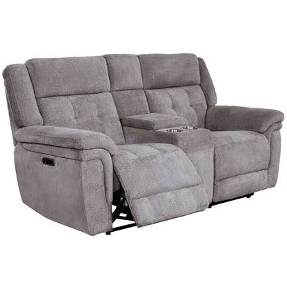 Parker House - Richland - Bristol Grey Power Console Loveseat - MRIC#822CPH-BRGR view 1