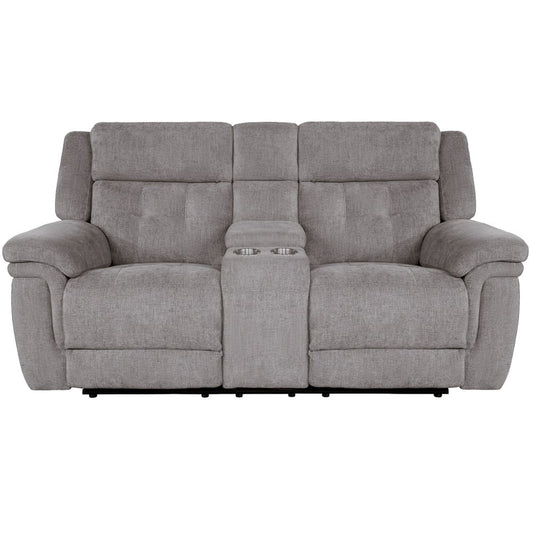 Parker House - Richland - Bristol Grey Power Console Loveseat - MRIC#822CPH-BRGR view 2
