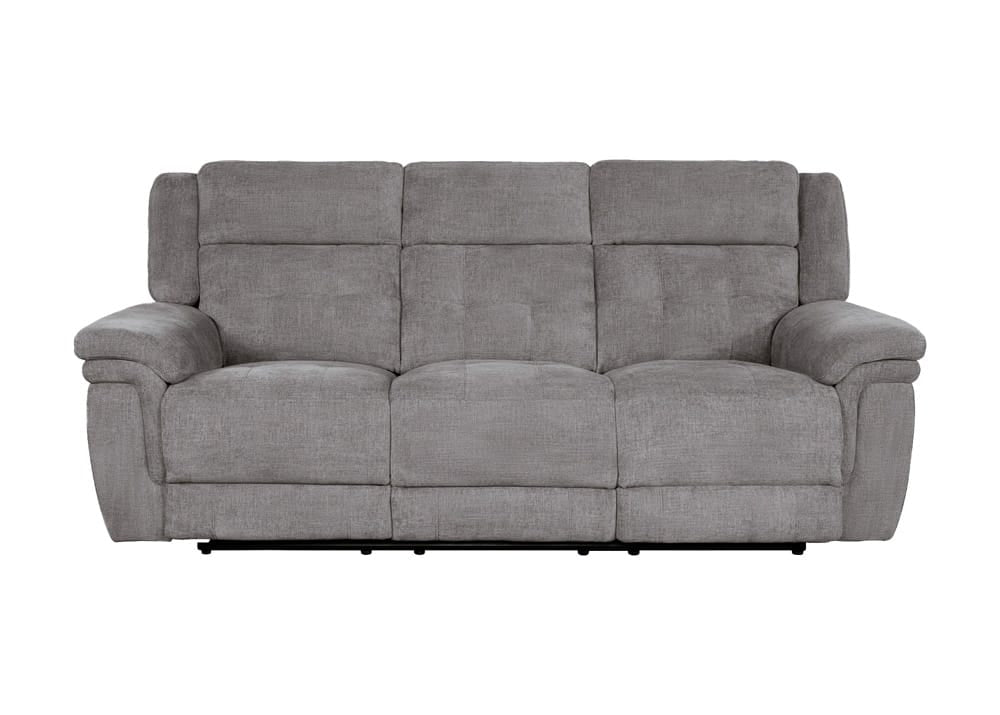 Parker House - Richland - Bristol Grey Power Reclining Sofa and Two Recliners - MRIC-311PH-BRGR view 6