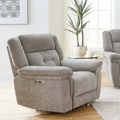 Parker House - Richland - Bristol Grey Power Reclining Sofa and Two Recliners - MRIC-311PH-BRGR view 8