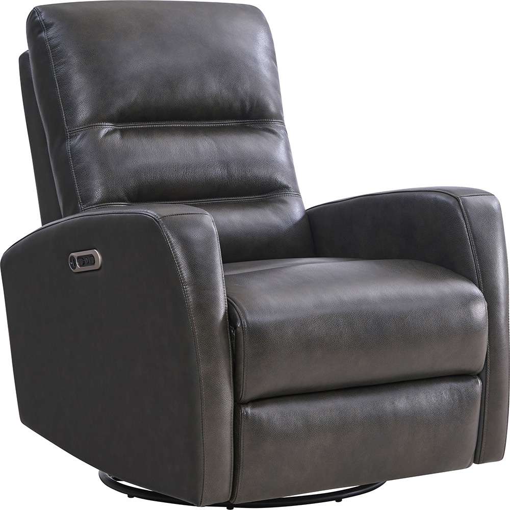 Parker House -  Ringo - Florence Grey Power Swivel Glider Recliner (Set of 2) - MRIN#812GSPH-2-FGR veiw 2