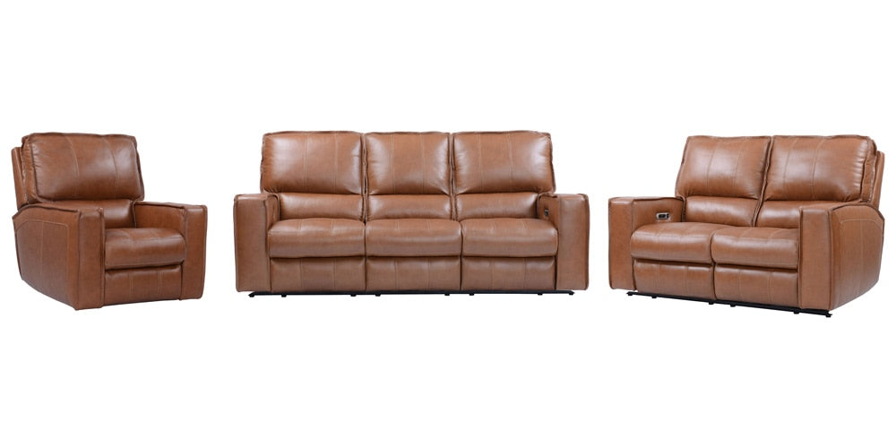 Parker House -  Rockford - Verona Saddle Power Reclining Sofa Loveseat and Recliner - MROC-321PH-VSA view 3