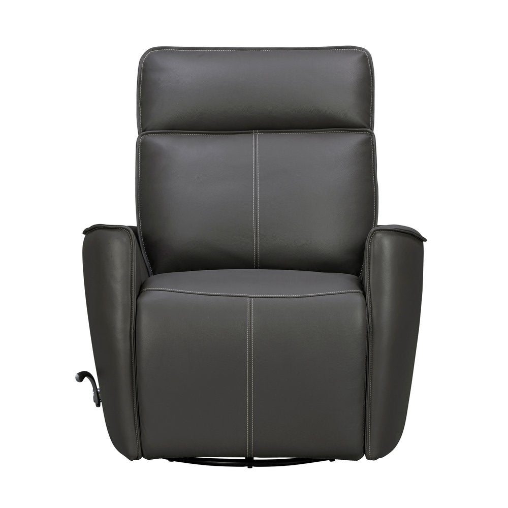 Parker House - Roxy - Abby Dark Grey Manual Swivel Glider Recliner - Abby Dark Grey - MROX#812GS-ABDG view 3