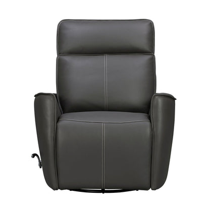 Parker House - Roxy - Abby Dark Grey Manual Swivel Glider Recliner - Abby Dark Grey - MROX#812GS-ABDG view 3