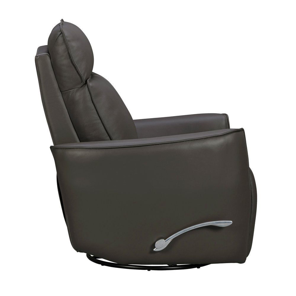 Parker House - Roxy - Abby Dark Grey Manual Swivel Glider Recliner - Abby Dark Grey - MROX#812GS-ABDG view 4