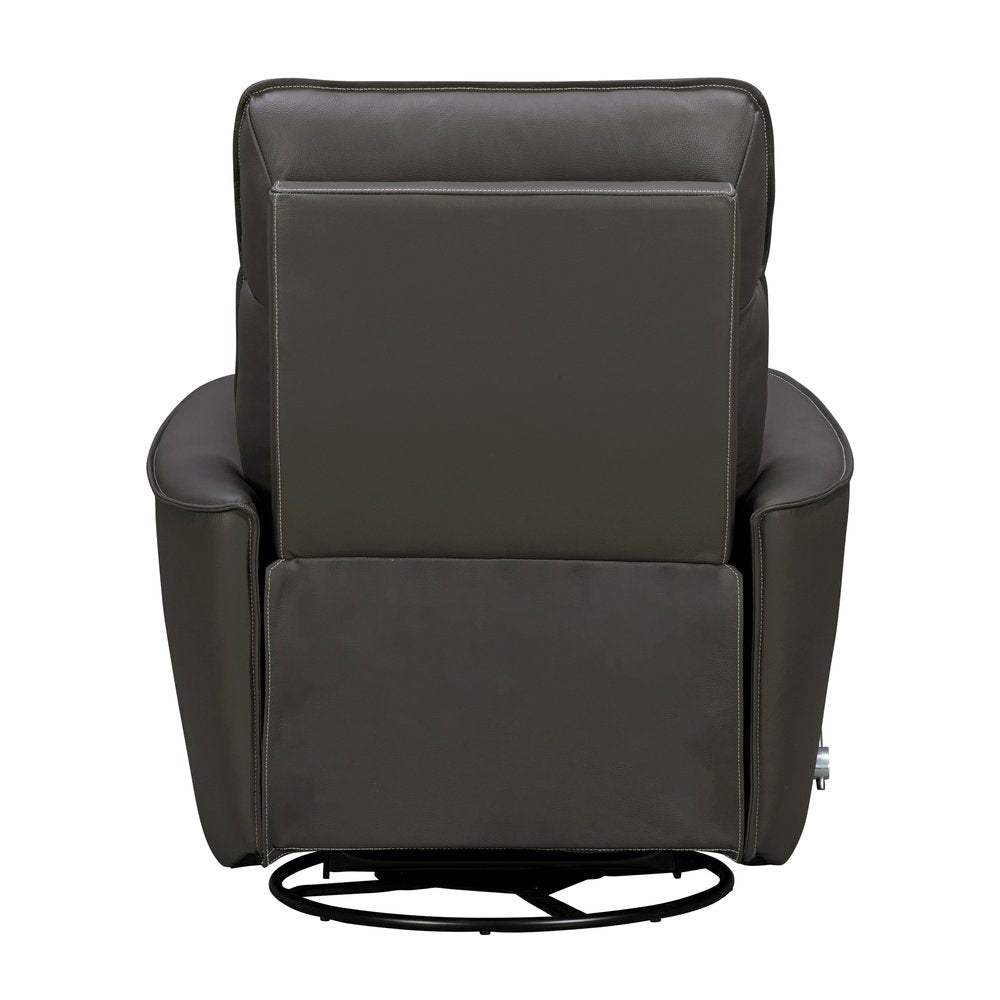 Parker House - Roxy - Abby Dark Grey Manual Swivel Glider Recliner - Abby Dark Grey - MROX#812GS-ABDG view 6