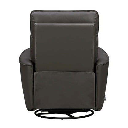 Parker House - Roxy - Abby Dark Grey Manual Swivel Glider Recliner - Abby Dark Grey - MROX#812GS-ABDG view 6