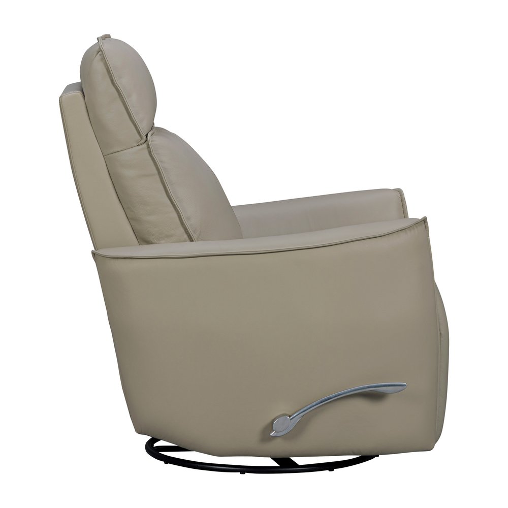 Parker House - Roxy - Abby Light Grey Manual Swivel Glider Recliner - Abby Light Grey - MROX#812GS-ABLG view 3