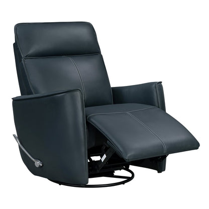 Parker House - Roxy - Abby Navy Manual Swivel Glider Recliner - Abby Navy - MROX#812GS-ABNV view 2