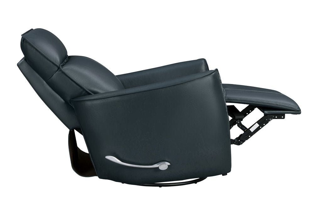 Parker House - Roxy - Abby Navy Manual Swivel Glider Recliner - Abby Navy - MROX#812GS-ABNV view 6