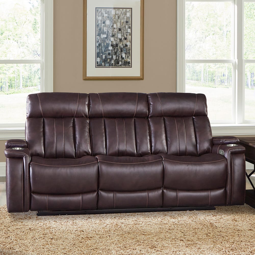 Parker House - Royce - Fantom Brown Power Drop Down Console Sofa - MROY#832PH-FNB view 2