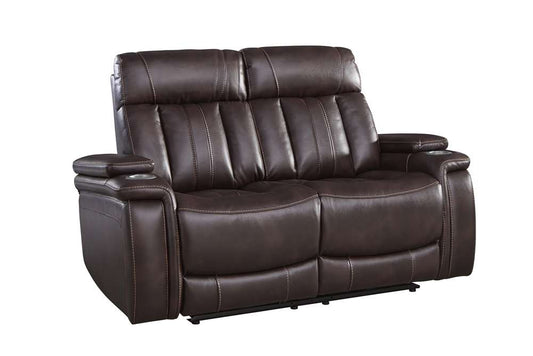 Parker House - Royce - Fantom Brown Power Loveseat - MROY#822PH-FNB veiw 1