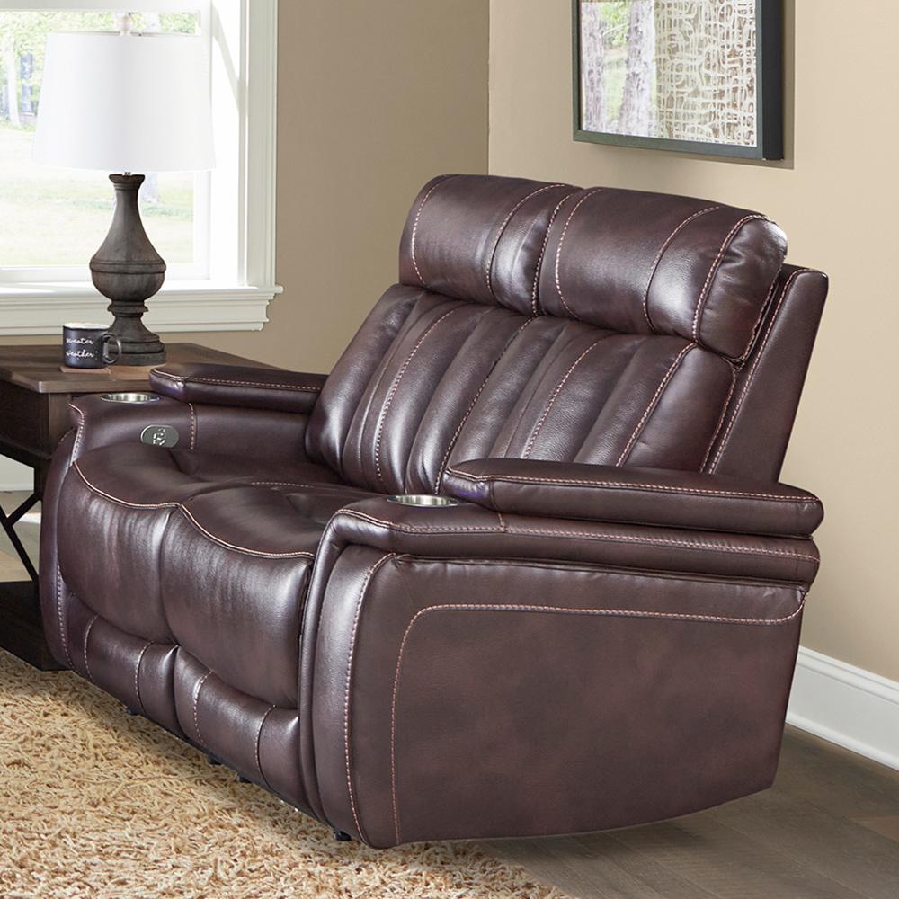 Parker House - Royce - Fantom Brown Power Loveseat - MROY#822PH-FNB veiw 2