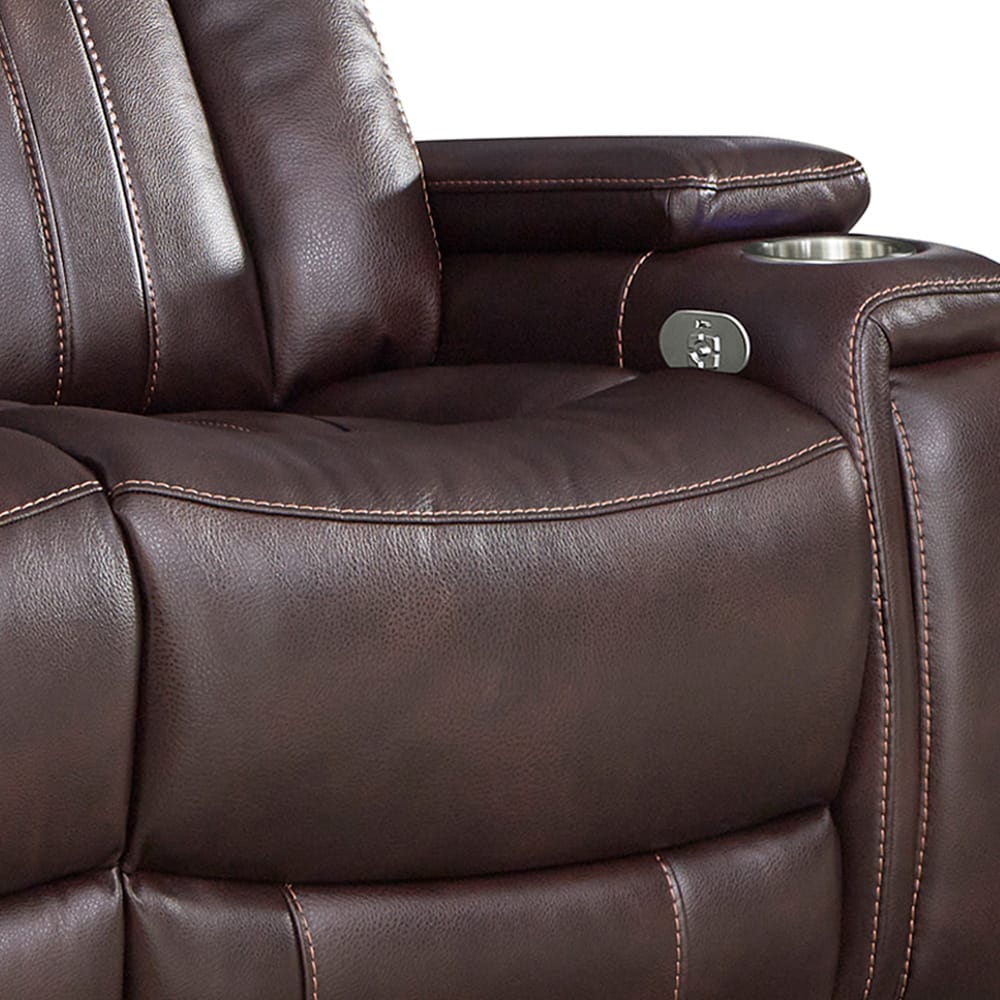 Parker House - Royce - Fantom Brown Power Loveseat - MROY#822PH-FNB view 4