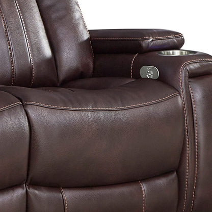 Parker House - Royce - Fantom Brown Power Loveseat - MROY#822PH-FNB view 4