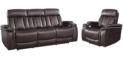 Parker House - Royce - Fantom Brown Power Reclining Sofa and Recliner - MROY-31PH-FNB view 3